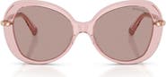 Swarovski 55mm Butterfly Sunglasses