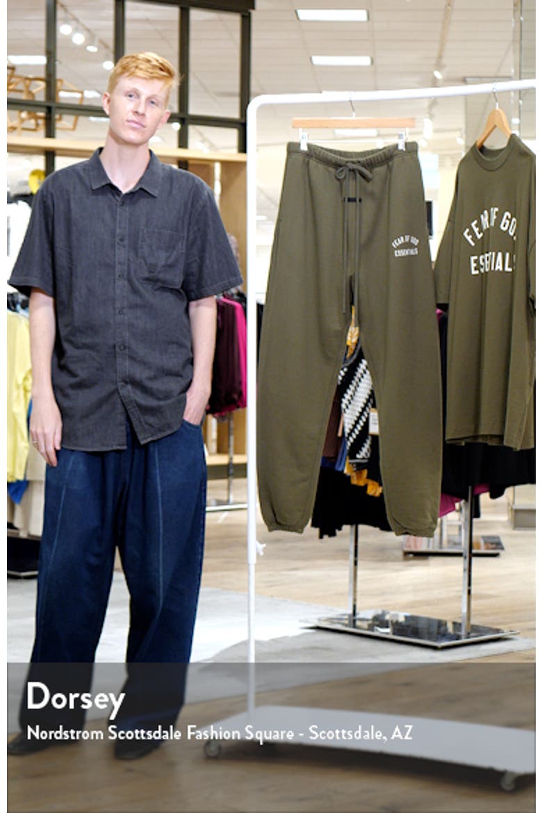 Essential Cotton Blend Fleece Sweatpants video