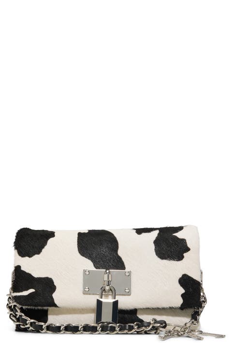 Mini Jackie Genuine Calf Hair Crossbody Bag