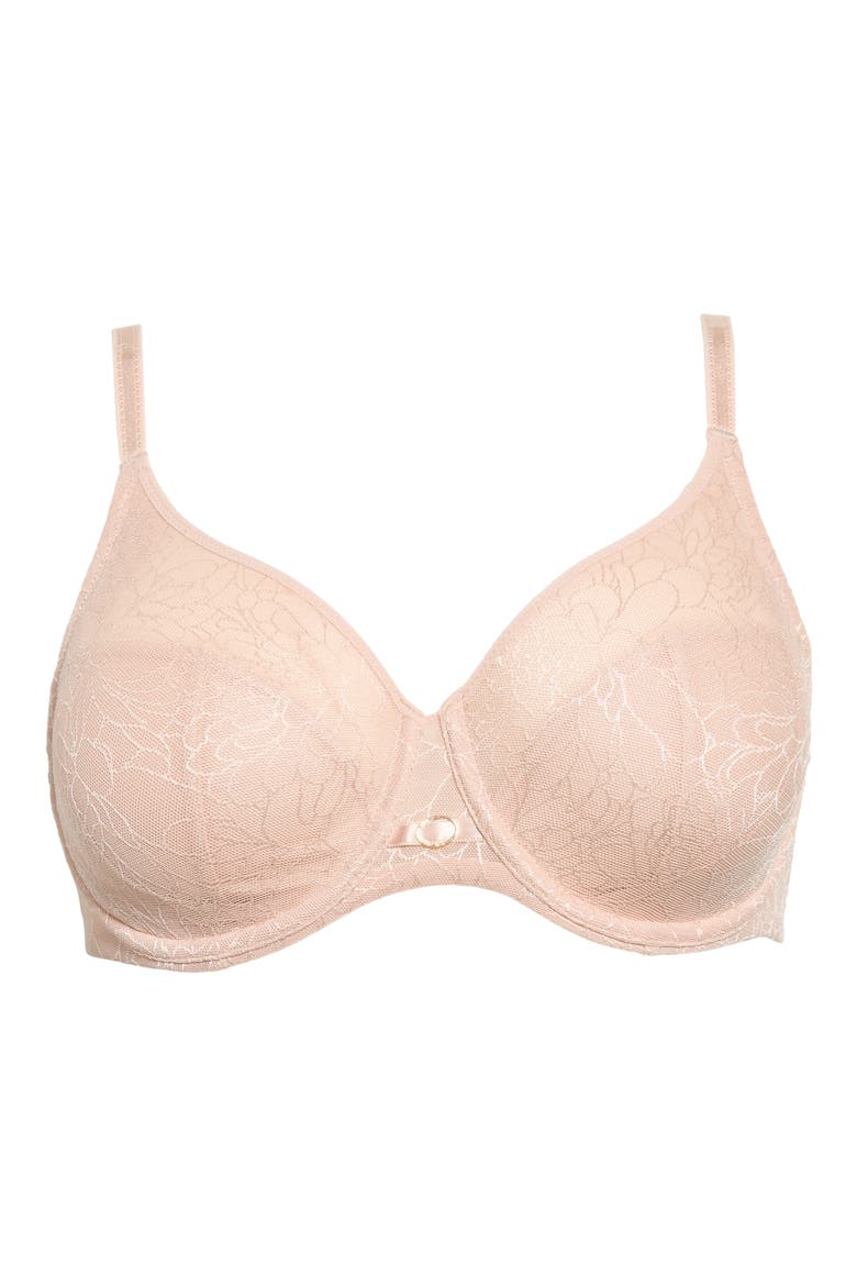 Belle Seamless Underwire Bra, Alternate, color, ROSE