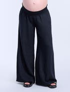 MOTHERHOOD MATERNITY Smocked Waist Wide Leg Pant