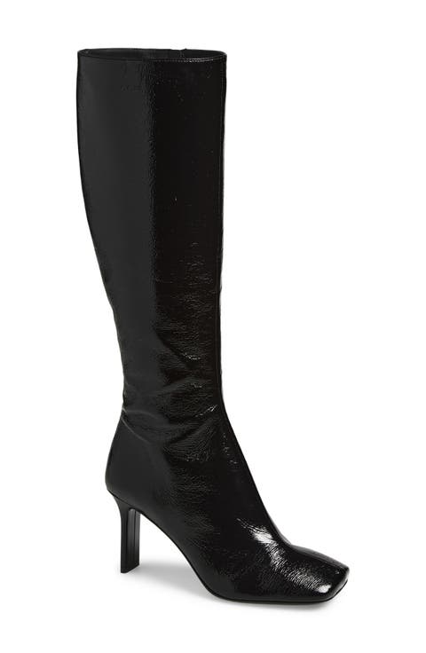 Square Toe Vinyl Boot (Women)