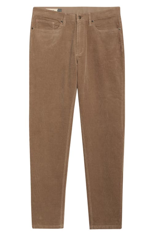 Marine Layer Athletic Fit Flex Terry Corduroy Pants In Brown