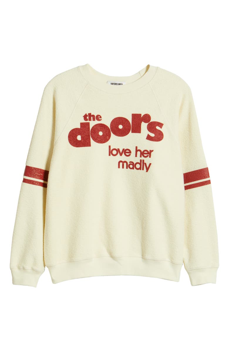 Daydreamer The Doors Love Her Madly Cotton Graphic Sweatshirt, Alternate, color, Stone Vintage