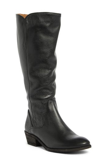 Frye Carson Western Boot In Black