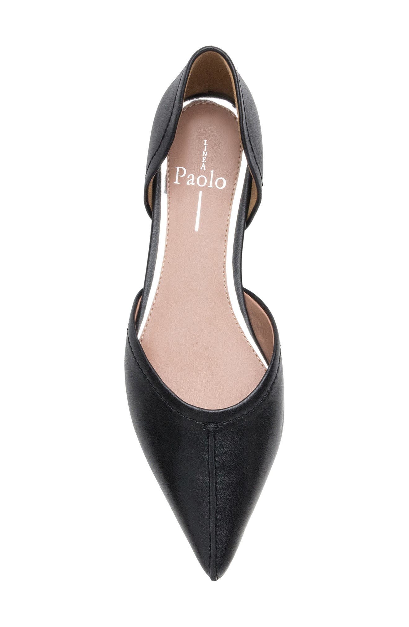 Linea Paolo Doria Pointed Toe Flat, Alternate, color, 