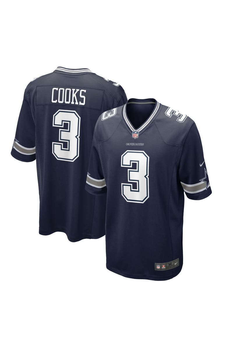 Nike Men's Nike Brandin Cooks Navy Dallas Cowboys  Game Jersey, Main, color, 