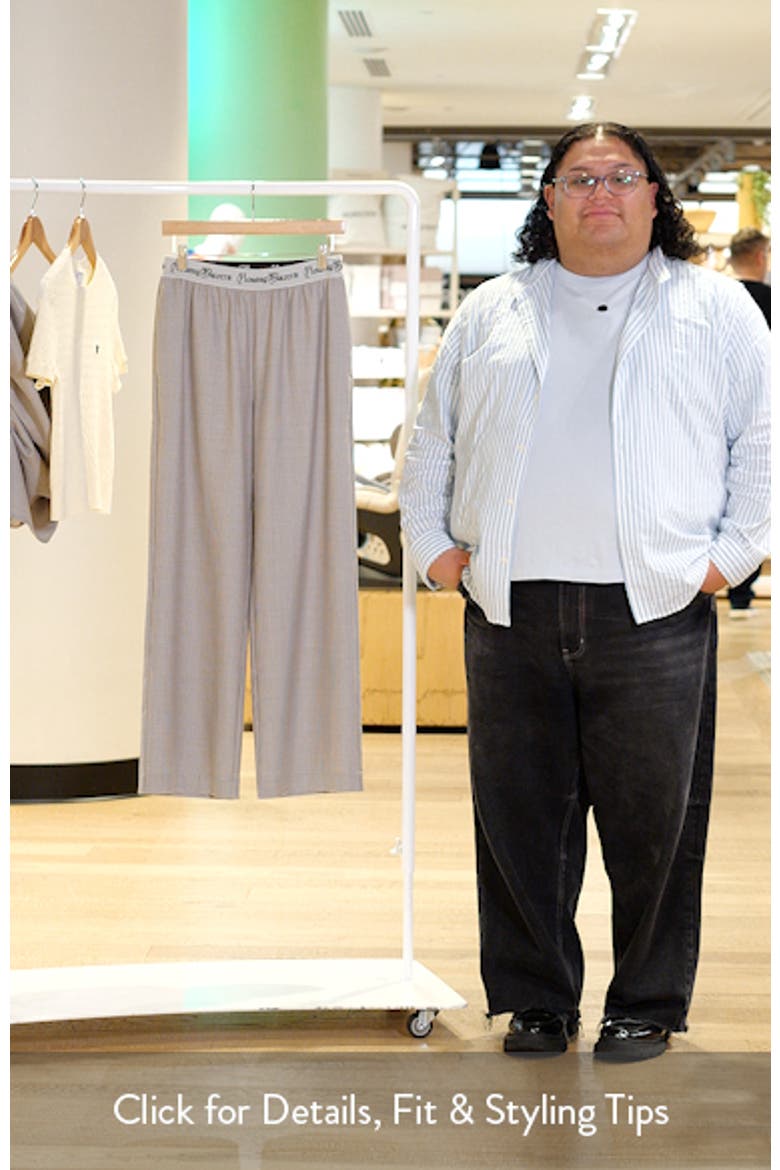 Houndstooth Pull On Wide Leg Pants video