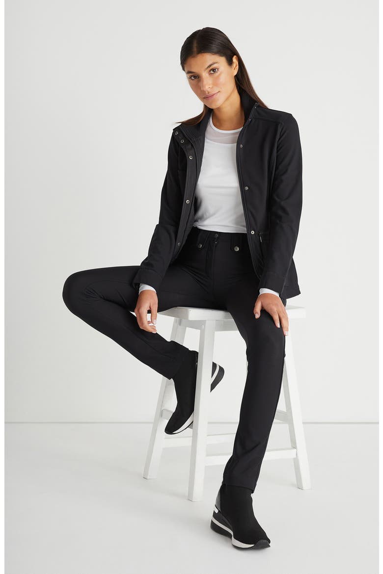 Kenya Cozy Fleece-Lined Jacket, Alternate, color, Black