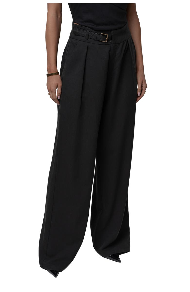 JLUXLABEL Everywhere Belted Trousers, Alternate, color, Black