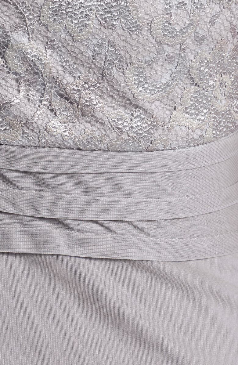 Patra Lace Overlay Gown & Bolero, Alternate, color, 