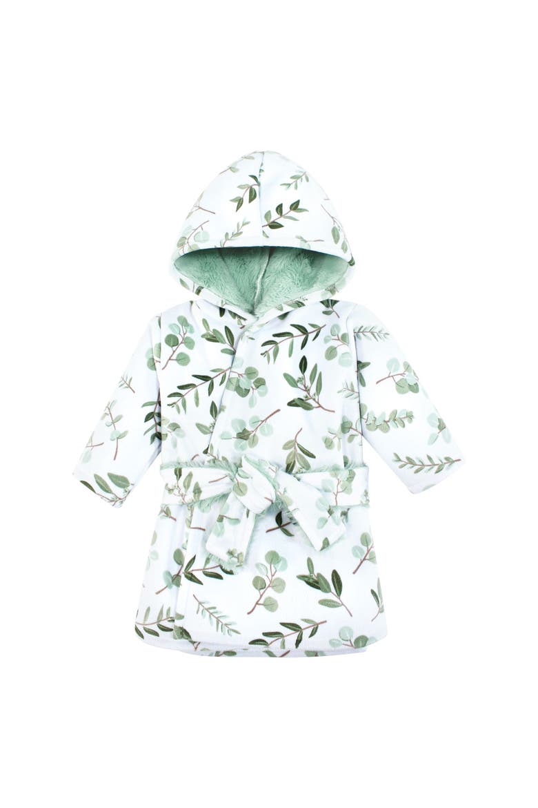 Mink with Faux Fur Lining Pool and Beach Robe Cover-ups, Main, color, Eucalyptus