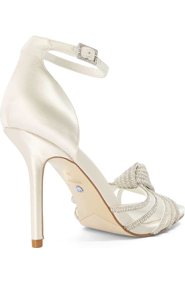Dune London Morellas Sandal, Alternate, color, Ivory-Satin
