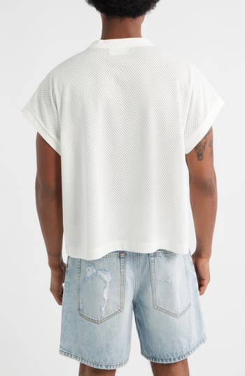 Logo Mesh Graphic T-Shirt
