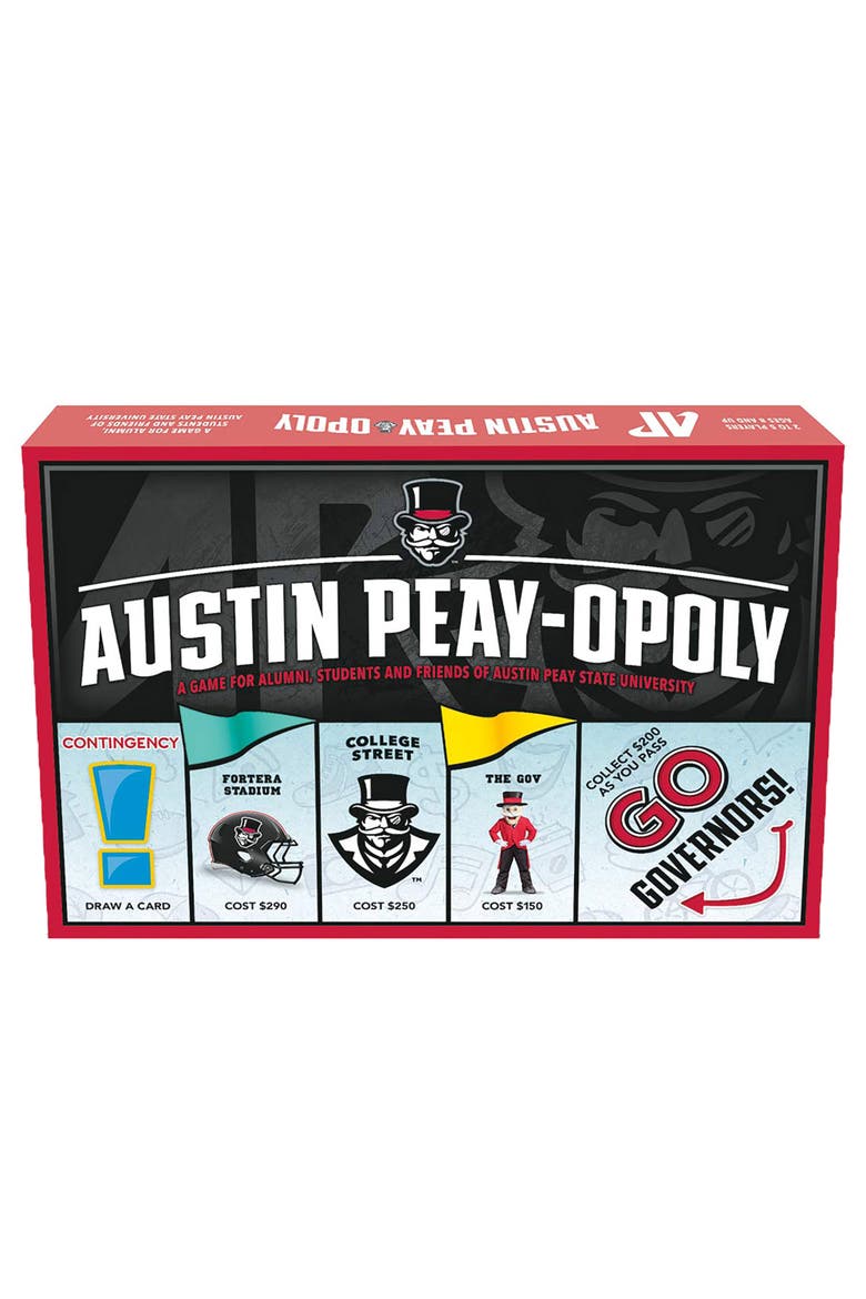 University Austin Peayopoly Monopoly Board Game, Alternate, color, Multicolored