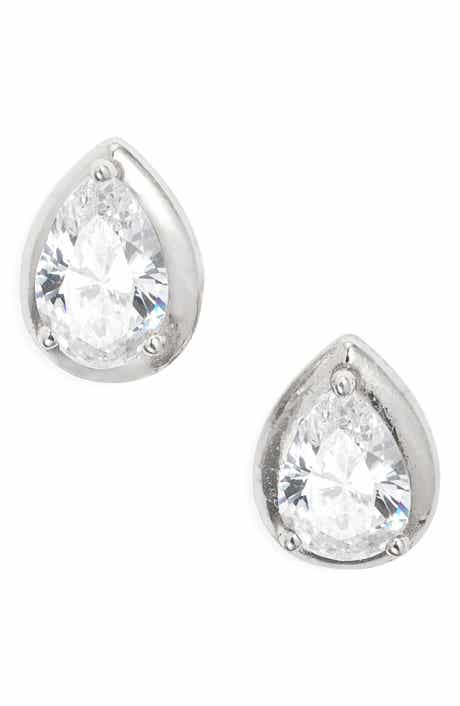 Nordstrom Cubic Zirconia Teardrop Earrings