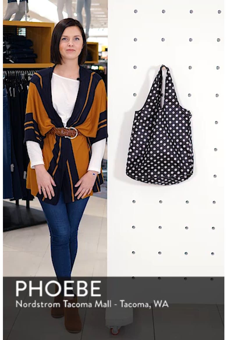 polka dot reusable shopping tote video