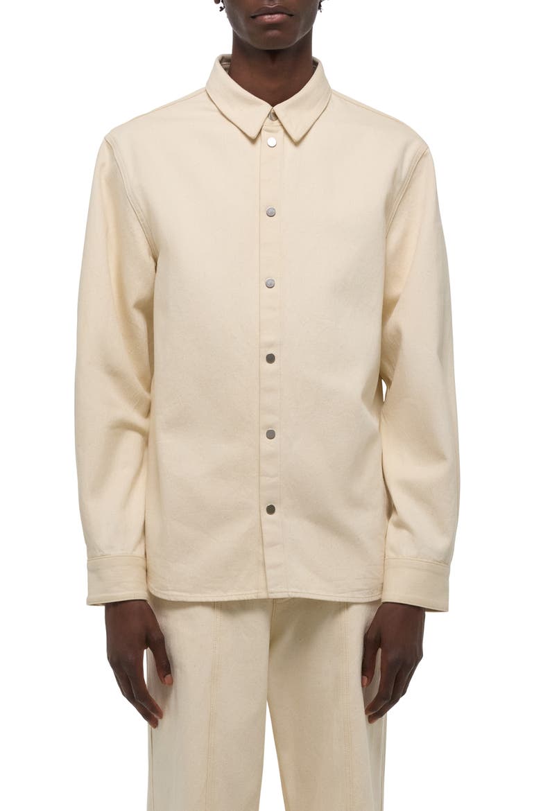Classic Denim Shirt, Main, color, ECRU
