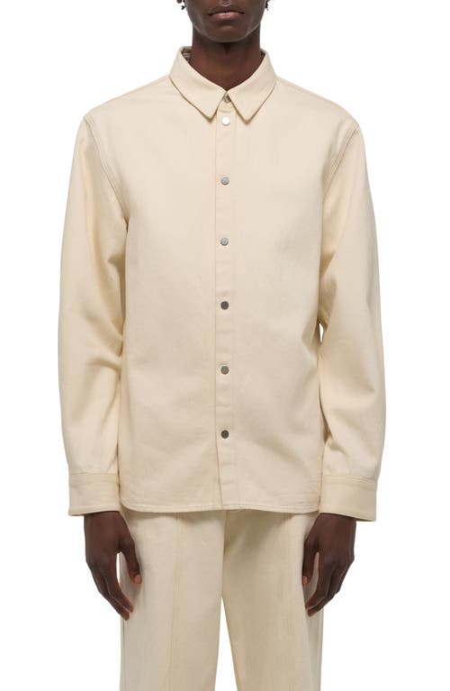 Helmut Lang Classic Denim Shirt In Neutral