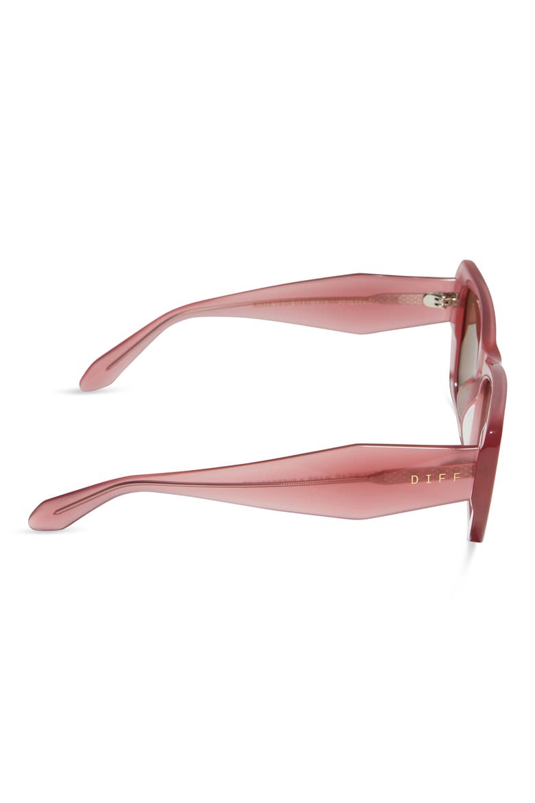 Aura 51mm Cat Eye Sunglasses, Alternate, color, OLIVE