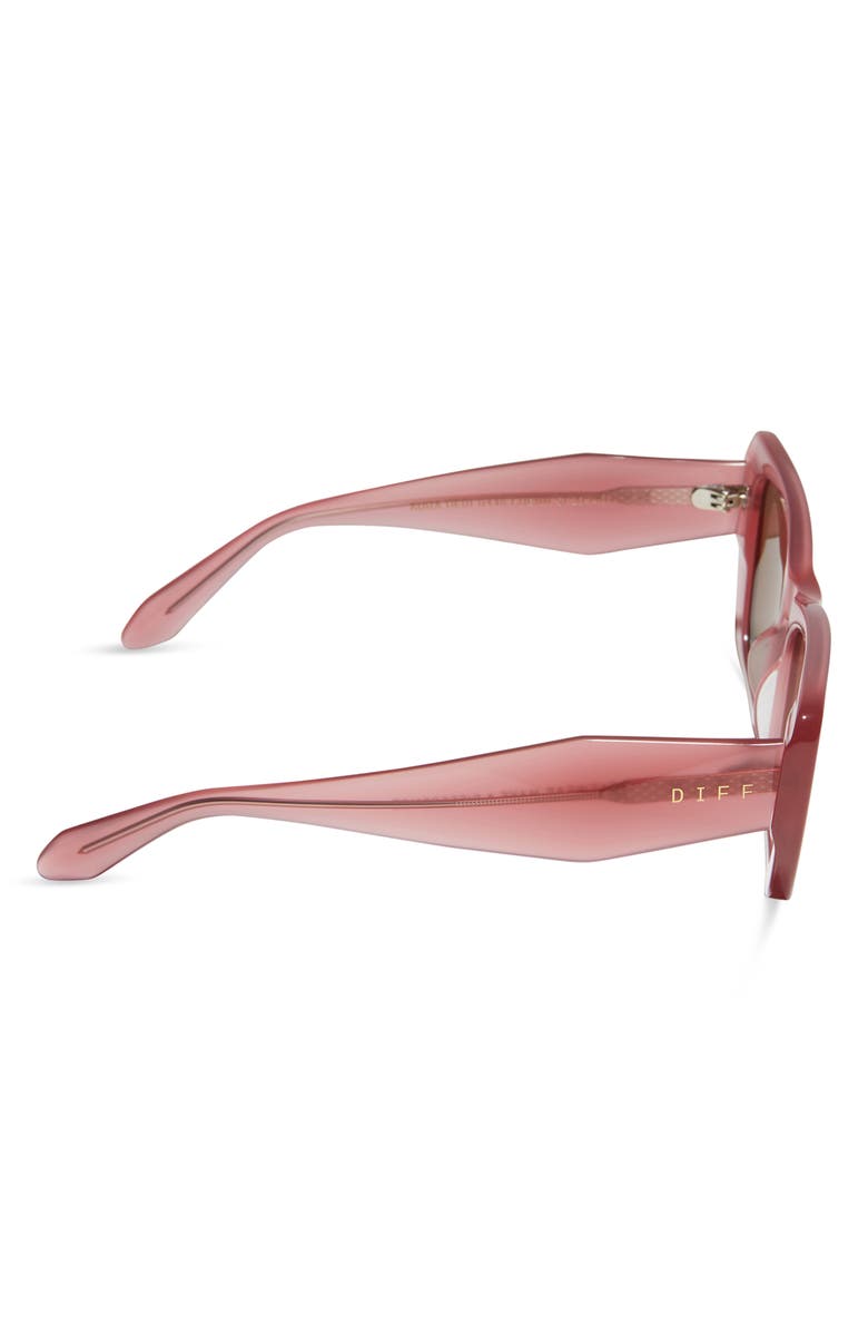 DIFF Aura 51mm Cat Eye Sunglasses, Alternate, color, Olive