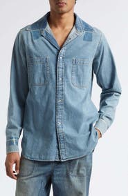 Maison Margiela Oversize Taped Denim Shirt