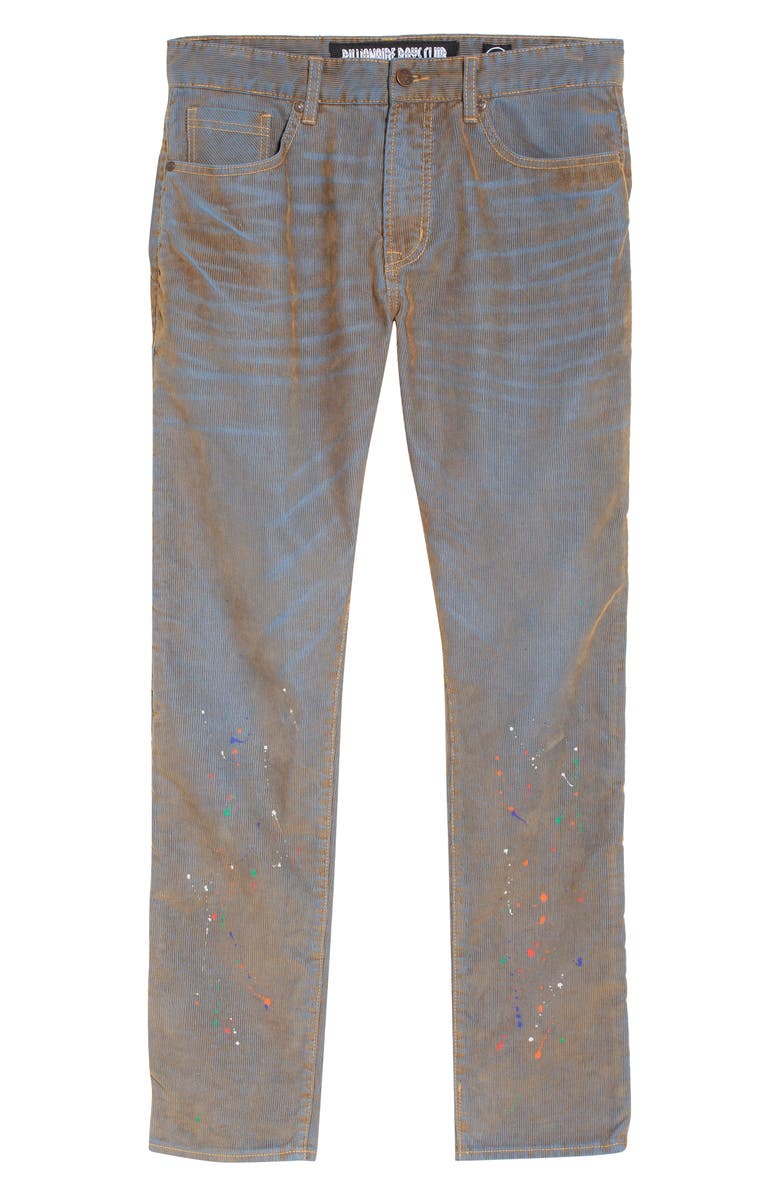 Billionaire Boys Club Expressionist Paint Splatter Corduroy Pants, Alternate, color, 