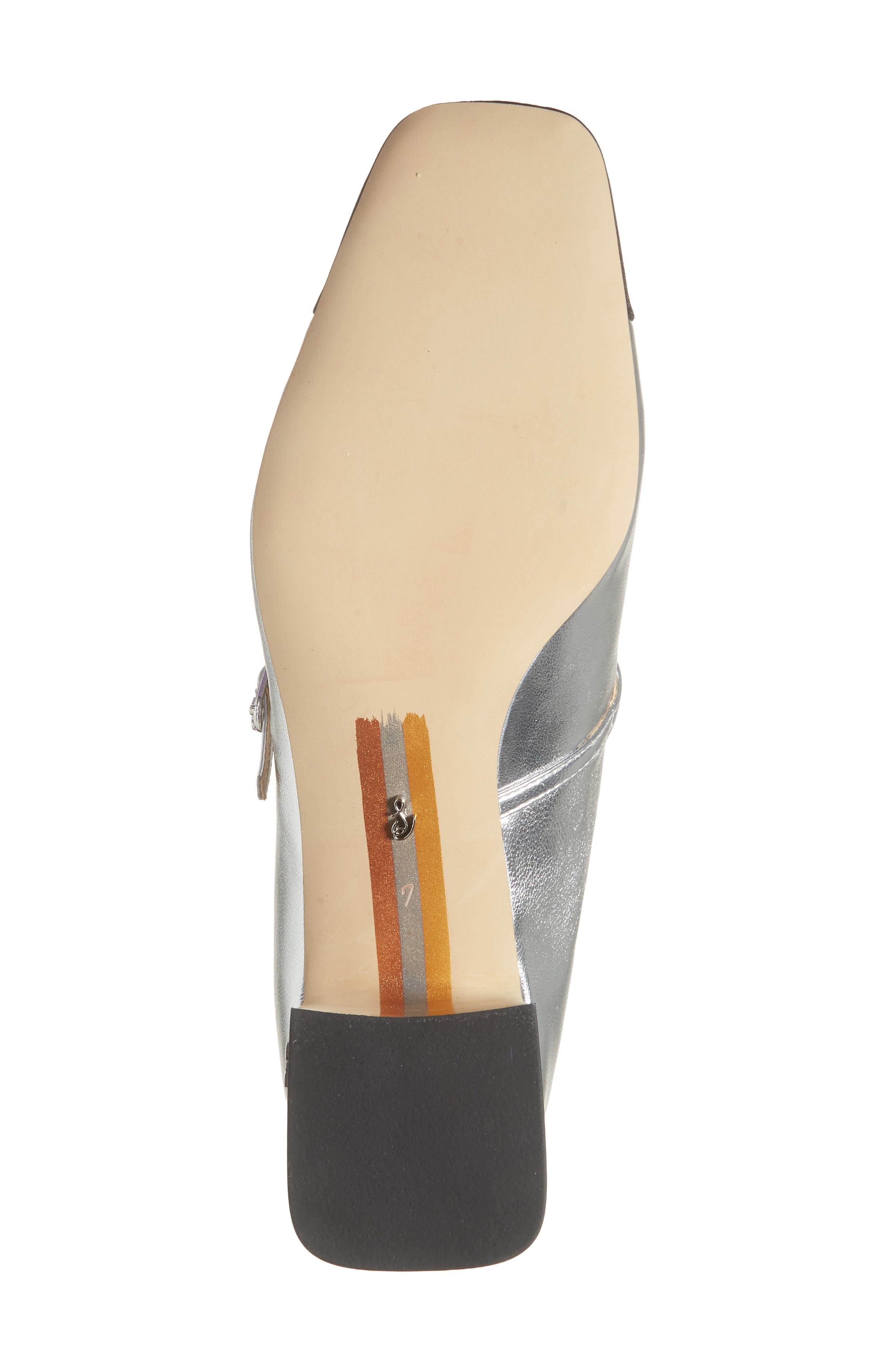 Sam Edelman Thora Mary Jane Pump, Alternate, color, Silver/ Black
