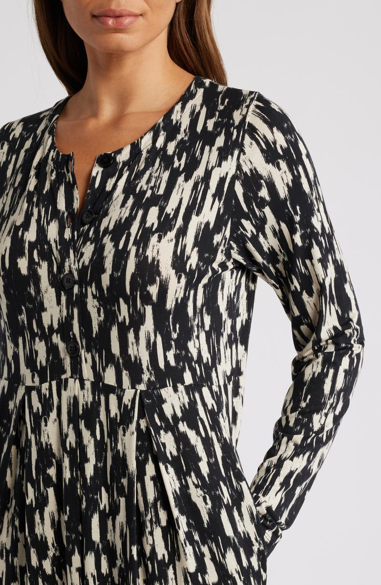 Masai Copenhagen Nilana Print Long Sleeve Dress, Alternate, color, 