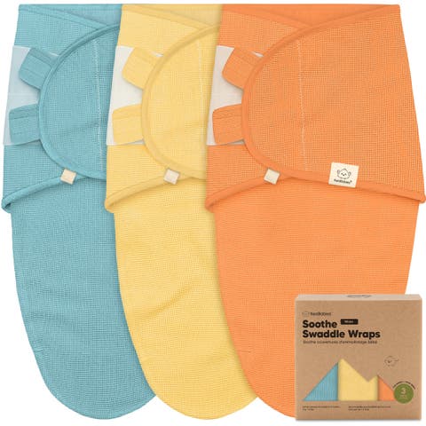 3-Pack Soothe (Wren) Swaddle Wraps