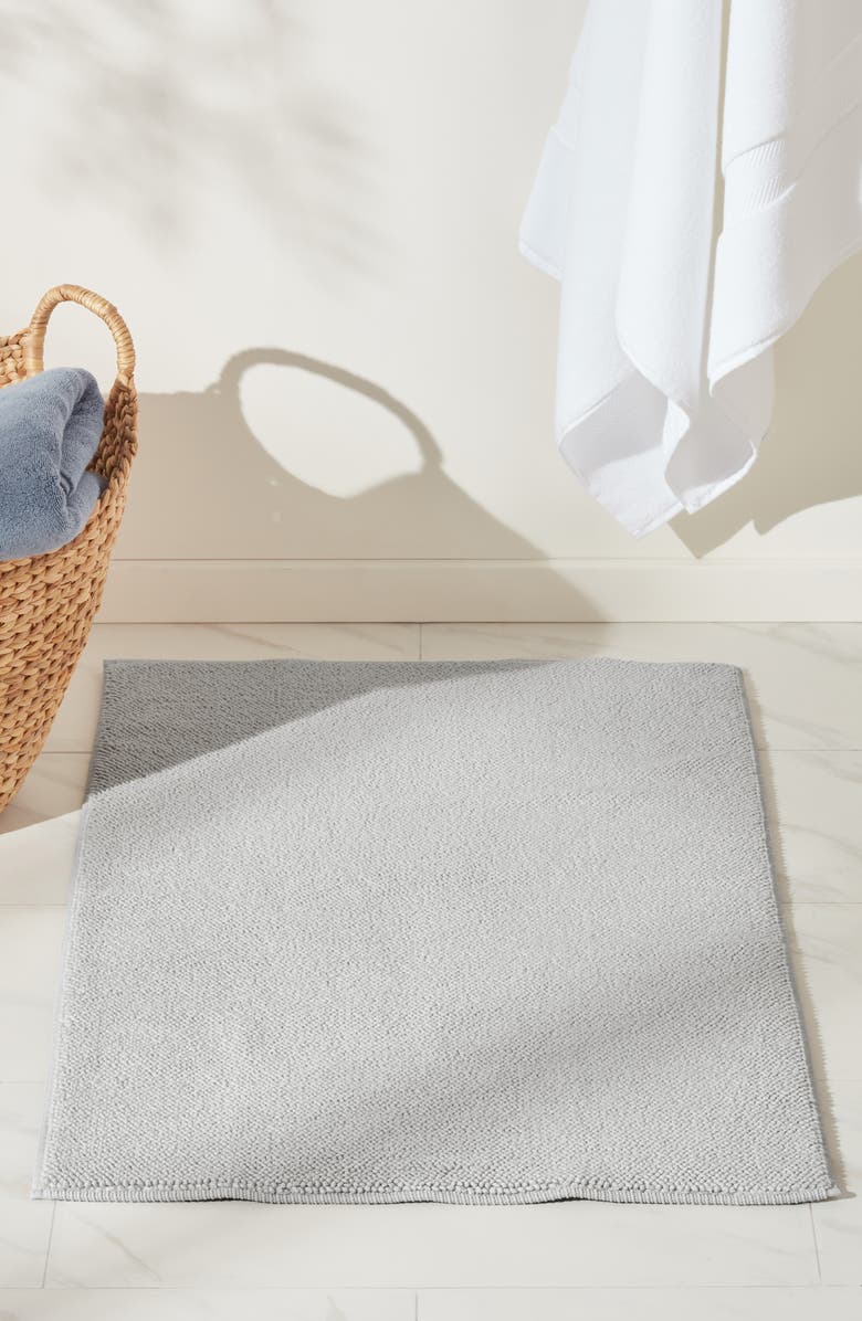 Nordstrom Luxury Woven Cotton Bath Mat, Alternate, color, 