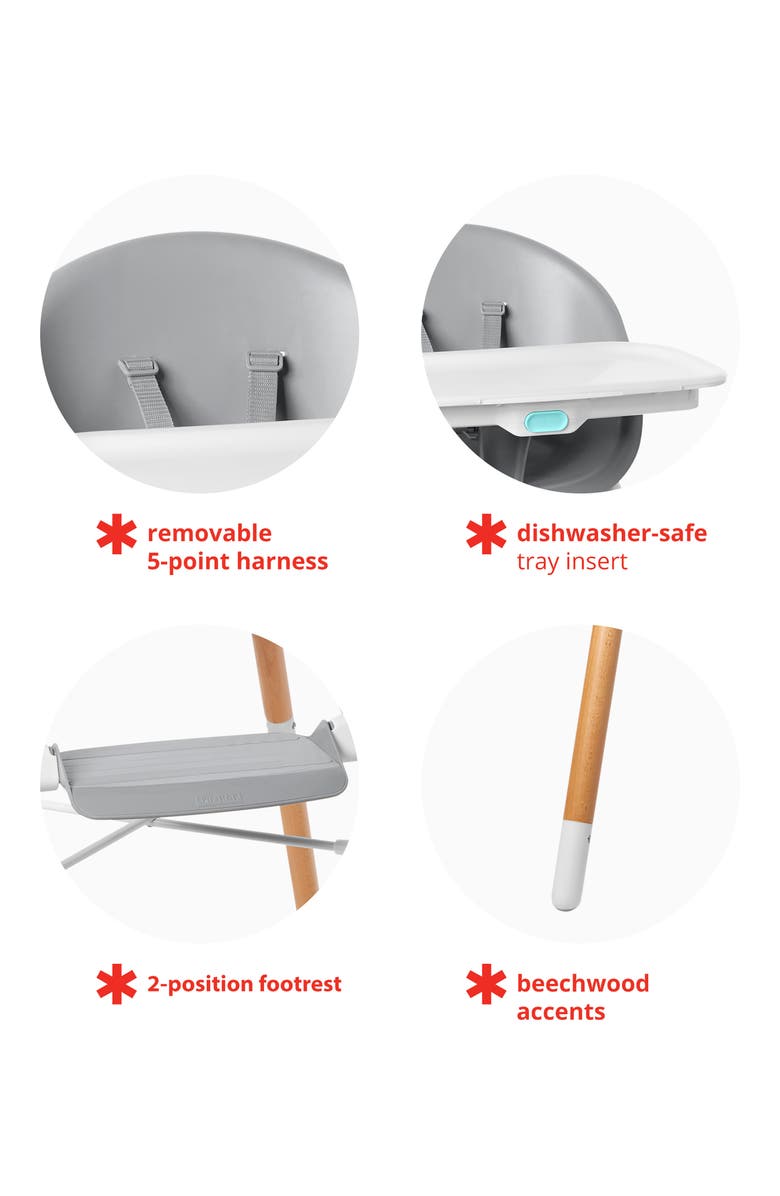 Skip Hop 4-in-1 Multi Stage High Chair, Alternate, color, Multi