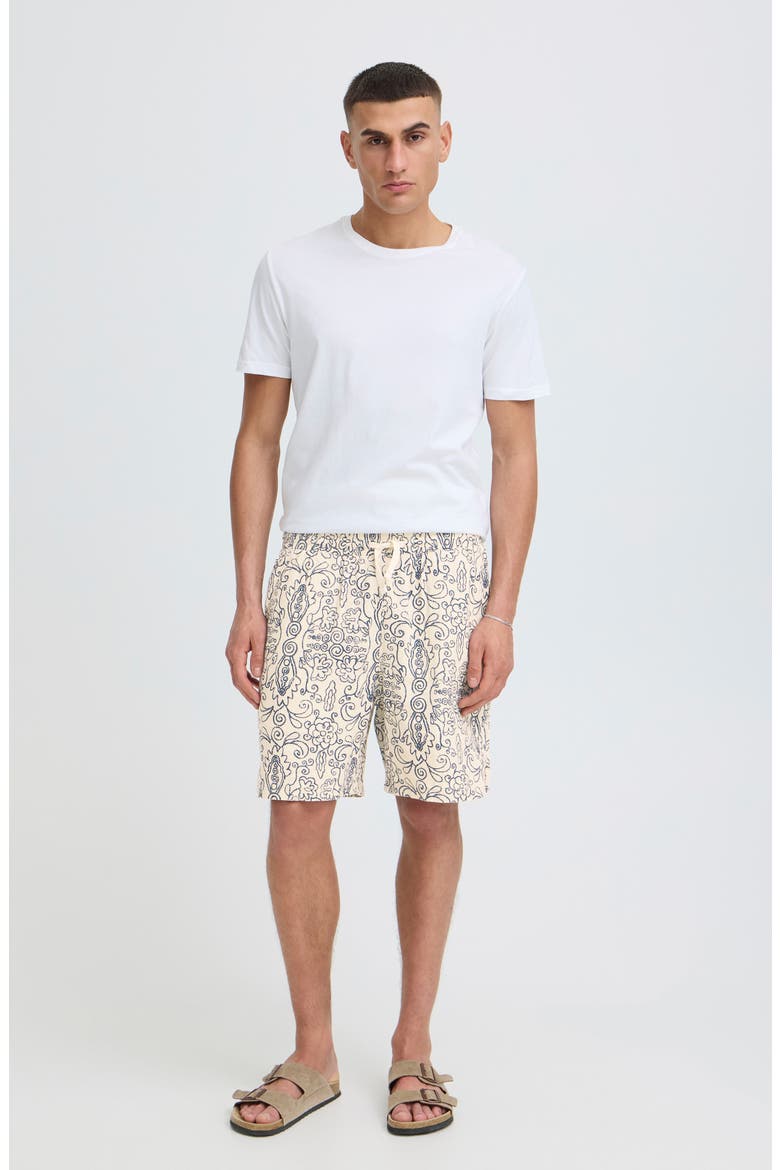 Liam Linen Blend Shorts, Alternate, color, OATMEAL