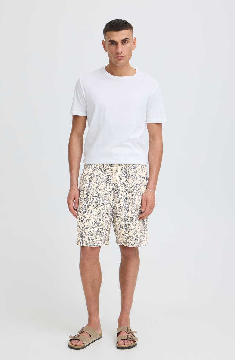 !SOLID Liam Cotton Shorts, Alternate, color, Oatmeal