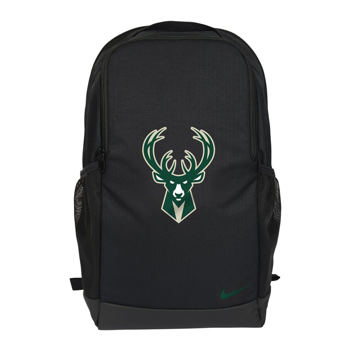 Nike Black Milwaukee Bucks Brasilia Backpack, Alternate, color, Black
