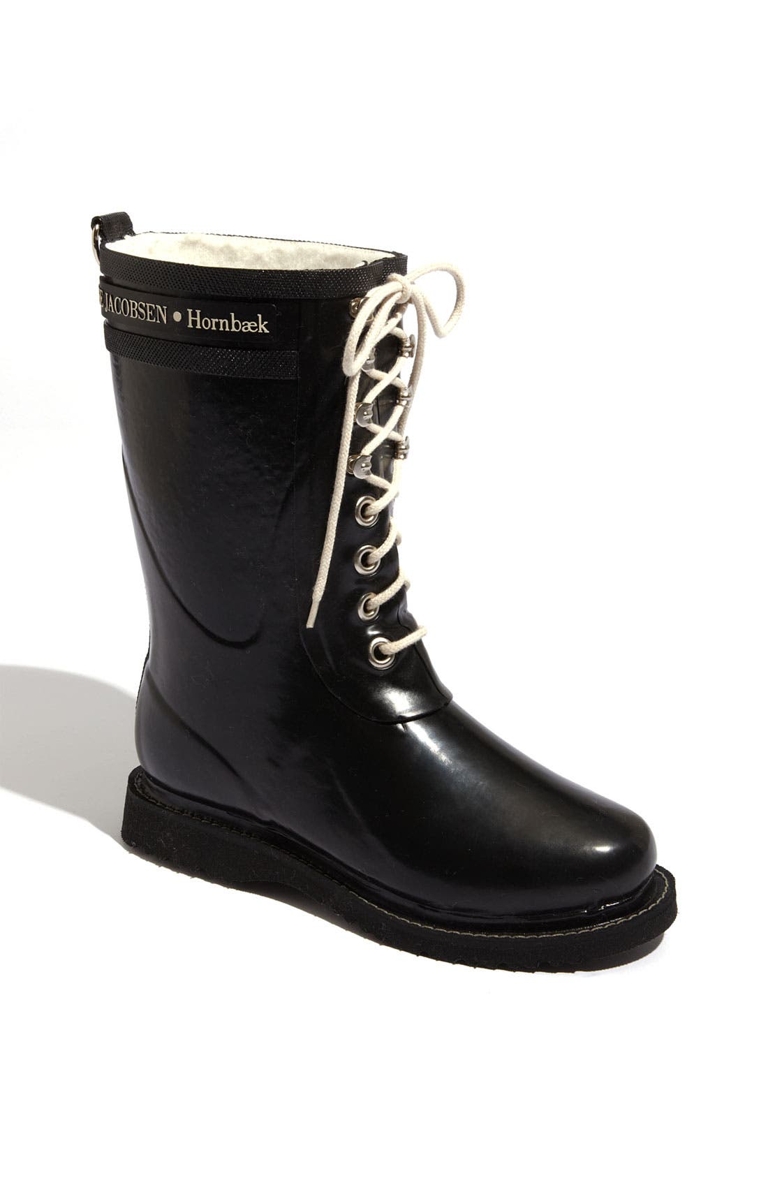 Rubber Waterproof Boot, Main, color, BLACK