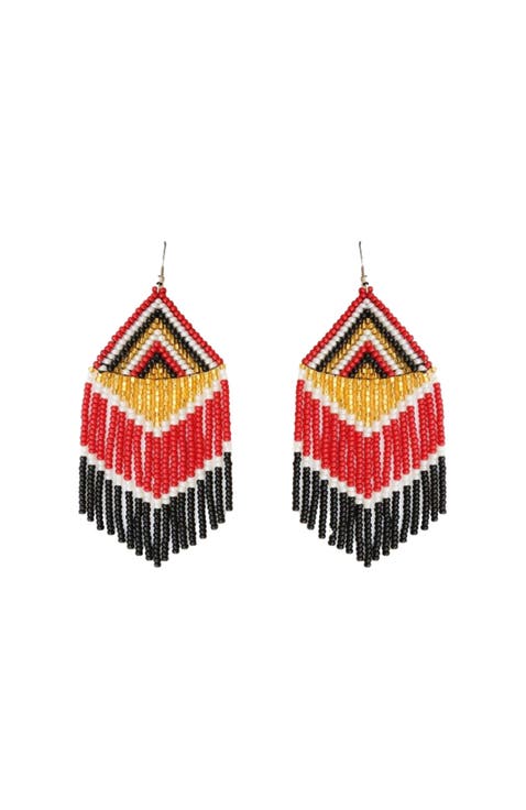 Fire Embera Earrings