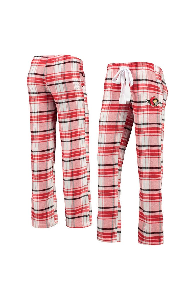 CONCEPTS SPORT Women's Concepts Sport Red/Black Ottawa Senators Accolade Flannel Pants, Main, color, 