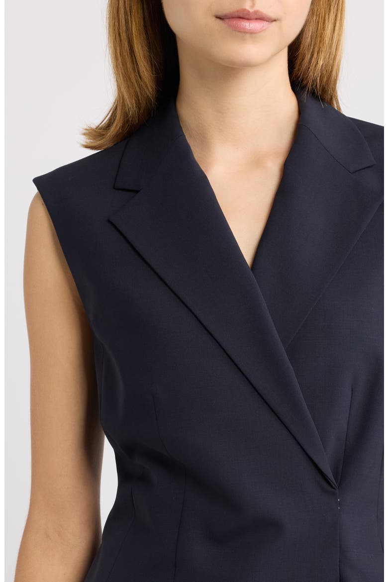 Hourglass Stretch Wool Vest, Alternate, color, DEEP NAVY - G8E