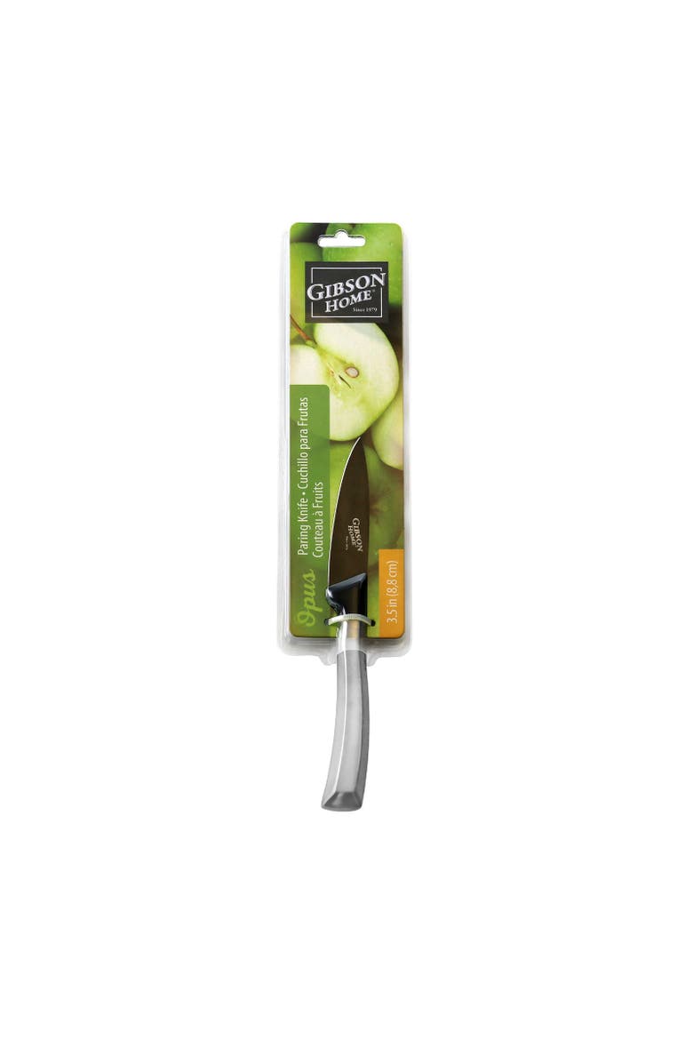 Opus 3.5 Inch. Stainless Steel Paring Knife with Black Blade, Alternate, color, Silver