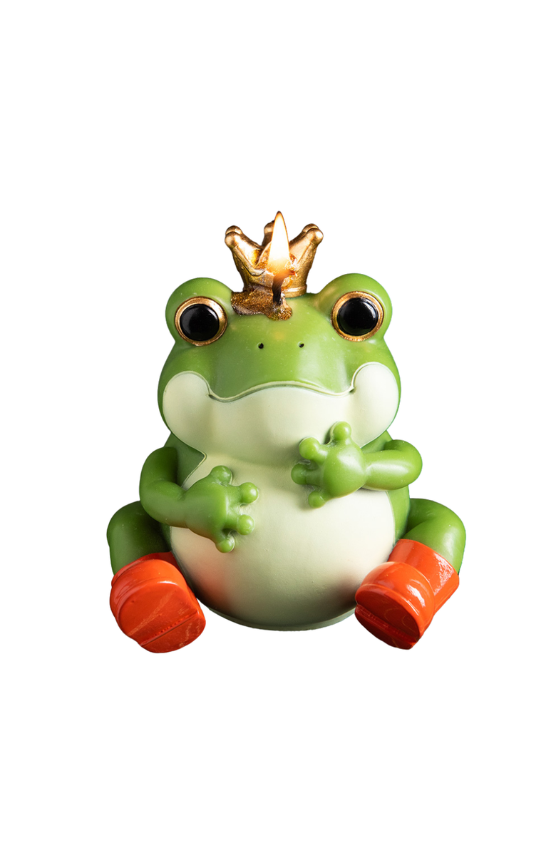 Southlake gifts Frog Prince Candle, Main, color, Green