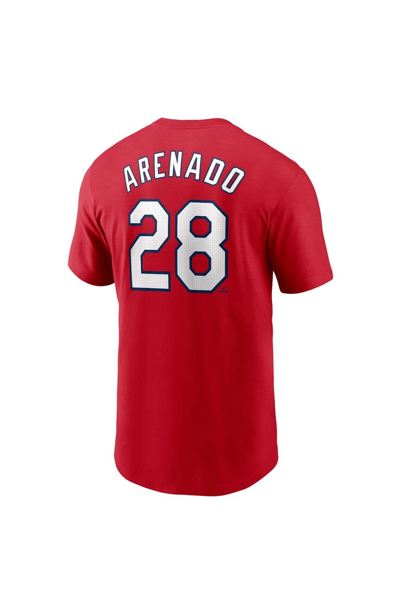 Nike Men's Nike Nolan Arenado Red St. Louis Cardinals Fuse Name & Number T-Shirt, Alternate, color, Red