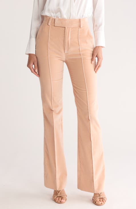 The Slim Stacked Velvet Trousers