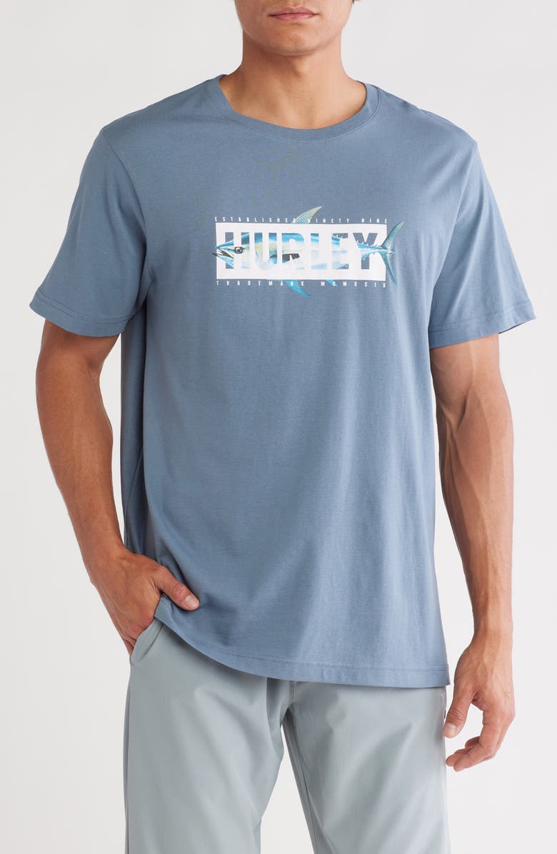Hurley Tuna Cotton Graphic T-Shirt, Main, color, 