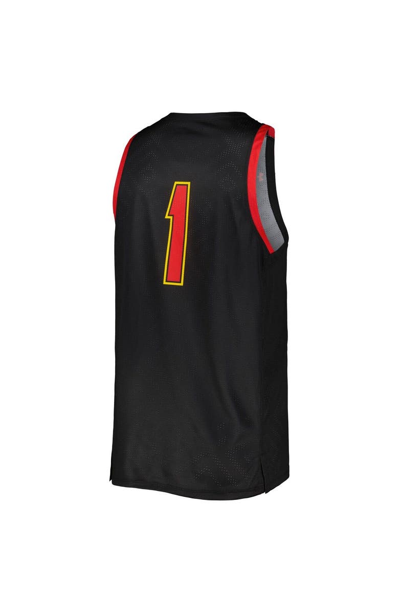 Under Armour Men's Under Armour Black Maryland Terrapins Replica Basketball Jersey, Alternate, color, Black