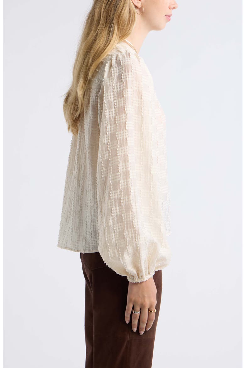 Textured Button Front Shirt, Alternate, color, IVORY ANTIQUE
