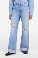 Madewell Low Slung Ripped Baggy Jeans