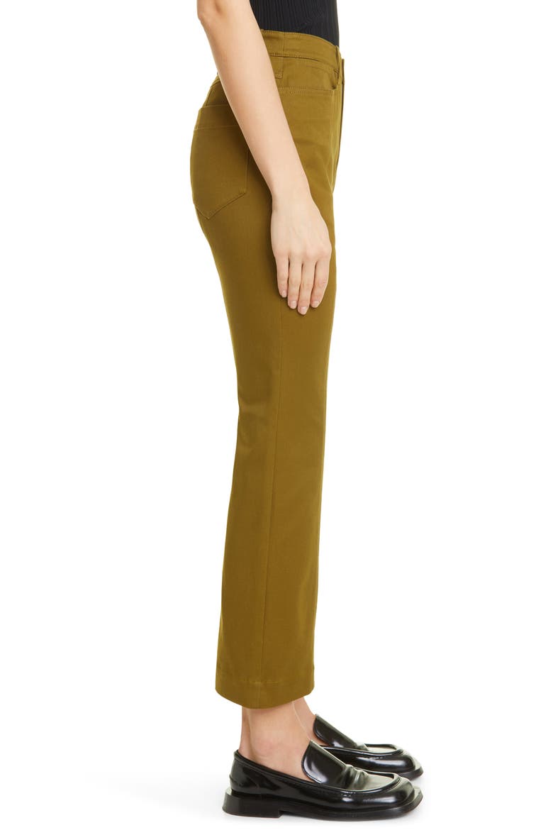 Stretch Twill Crop Pants, Alternate, color, OLIVE