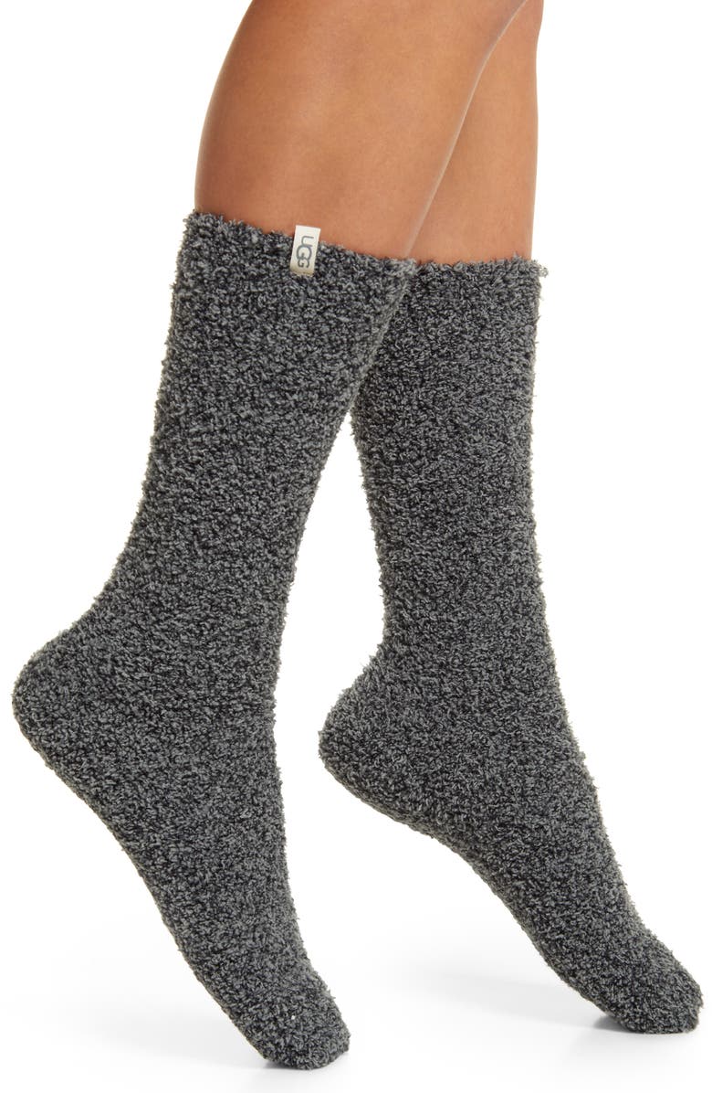 UGG<sup>®</sup> Darcy Cozy Crew Socks, Main, color, Chrc