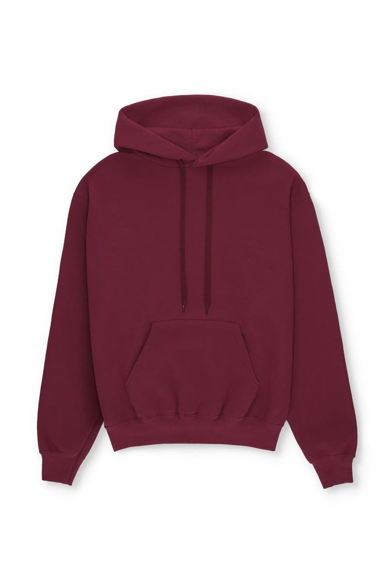 Cotton Hoodie Sweatshirt with Hood, Main, color, PURPLE